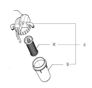MCCORMICK X1.25 FUEL FILTER ASSEMBLY WITH FILTER